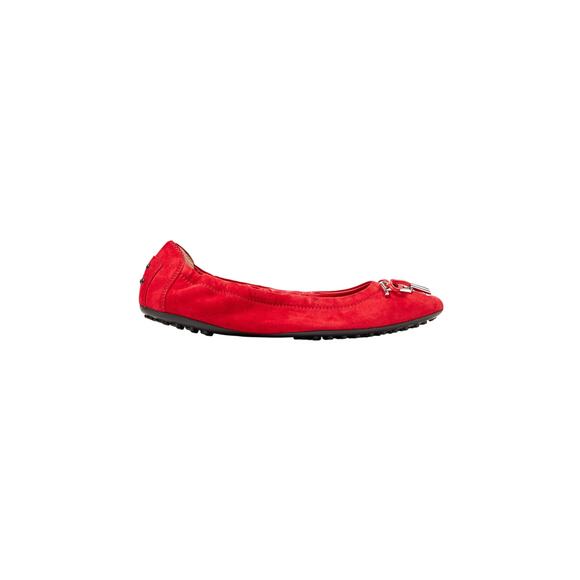 Tod's Shoes - Tod's Embellished Red Ballet Shoes Size EU 36 / US 6